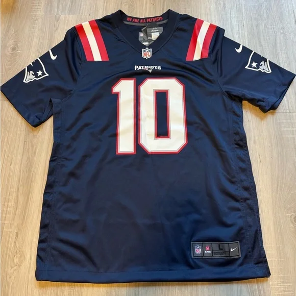 Nike Navy Patriots Mac Jones Jersey